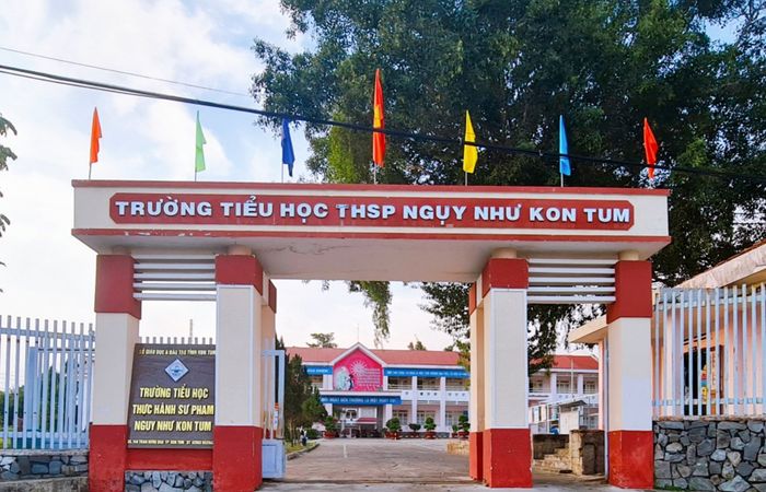 Cơ sở vật chất hiện đại tại Trường Tiểu học THSP Ngụy Như Kon Tum