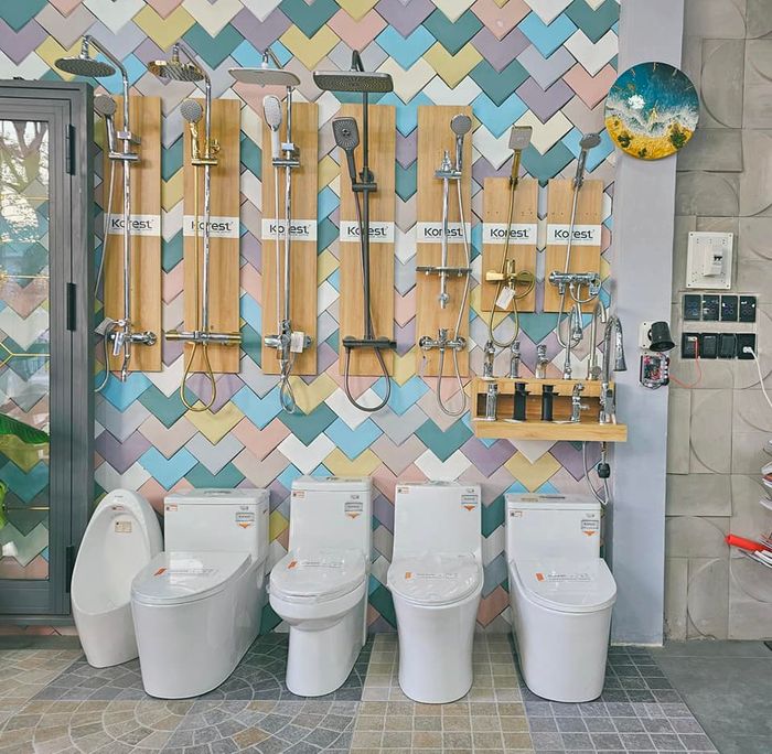 Góc trưng bày sang trọng tại Showroom Tấn Phát