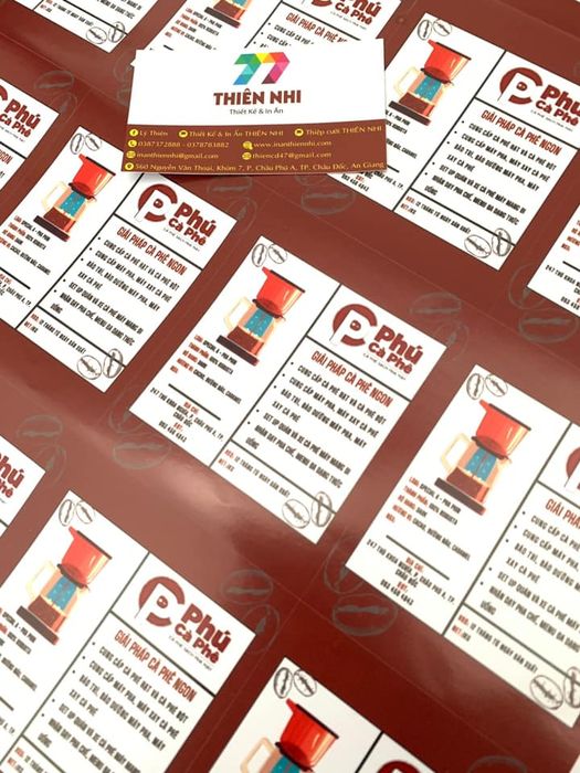 Hình ảnh không gian làm việc chuyên nghiệp tại In Ấn & Thiết Kế Thiên Nhi