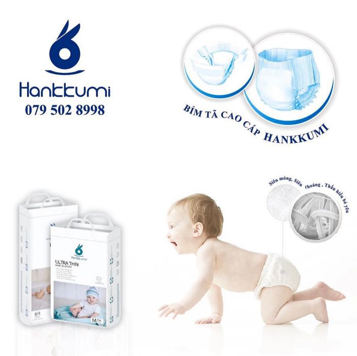 Hình ảnh sản phẩm bỉm tã Hankkumi chính hãng