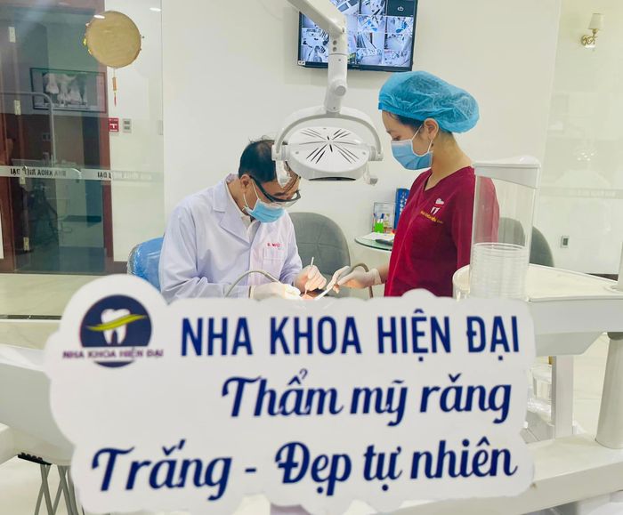 Hình ảnh phòng khám tiêu chuẩn quốc tế tại Nha Khoa Hiện Đại