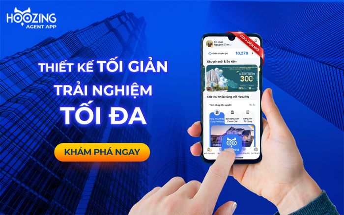 Trải nghiệm tìm kiếm bất động sản trên Hoozing Agent