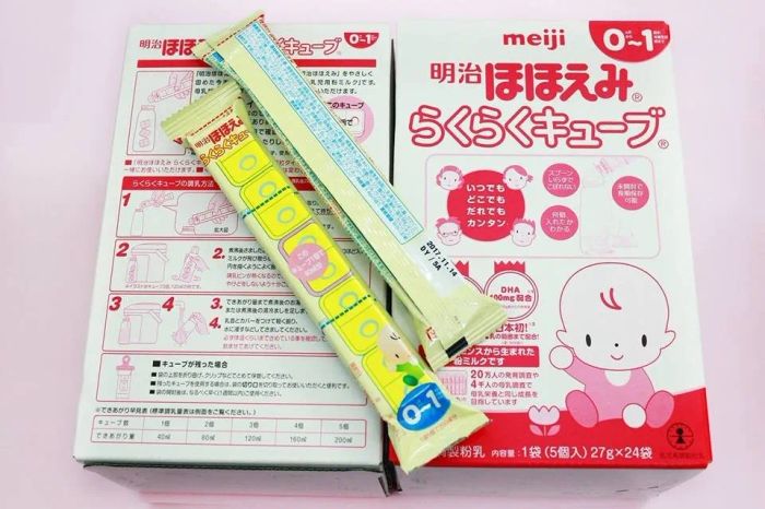 Hình ảnh sữa Meiji dạng thanh cao cấp