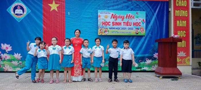 Toàn cảnh ấn tượng về Trường Tiểu học Quang Trung