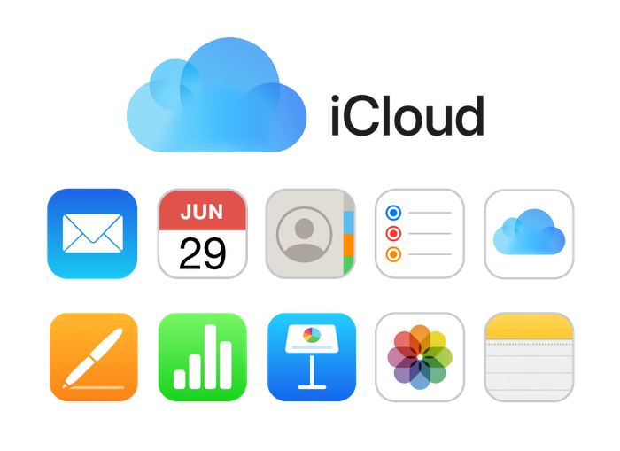 Giao diện iCloud trực quan