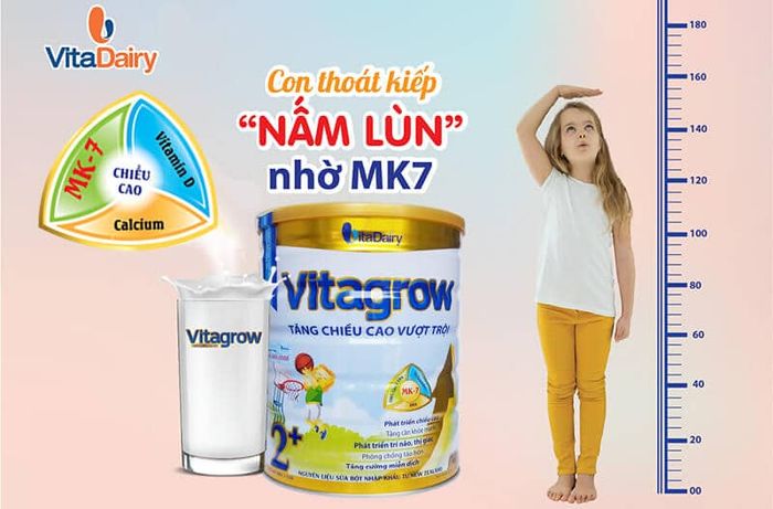 Sữa VitaGrow ảnh 1 - Hình ảnh chân thực về sản phẩm dinh dưỡng phát triển chiều cao vượt trội