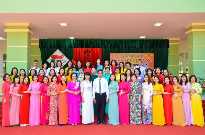 Cơ sở vật chất đạt chuẩn quốc gia tại THCS Trọng Điểm
