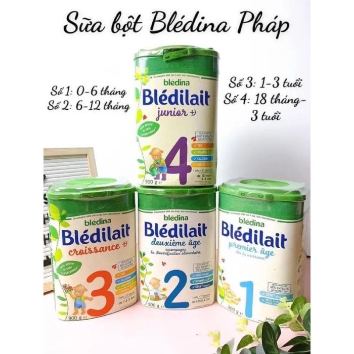 Hình ảnh sữa Bledina Bledilait chính hãng - Thiết kế Pháp