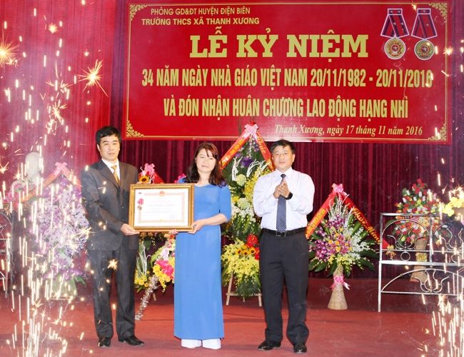 Hình ảnh đầu tiên về Trường THCS xã Thanh Xương - ngôi trường đạt chuẩn với khuôn viên khang trang