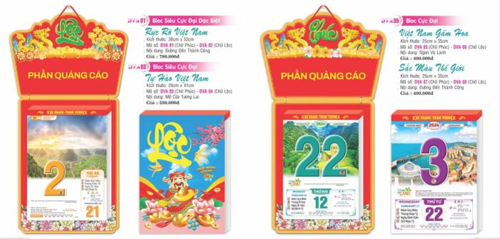 Mẫu thiết kế ấn tượng từ In ấn Ánh Sáng