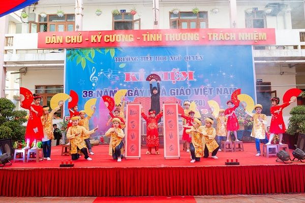 Hình ảnh Trường Tiểu học Ngô Quyền - Sân trường rộng rãi với những hoạt động ngoại khóa sôi nổi của học sinh
