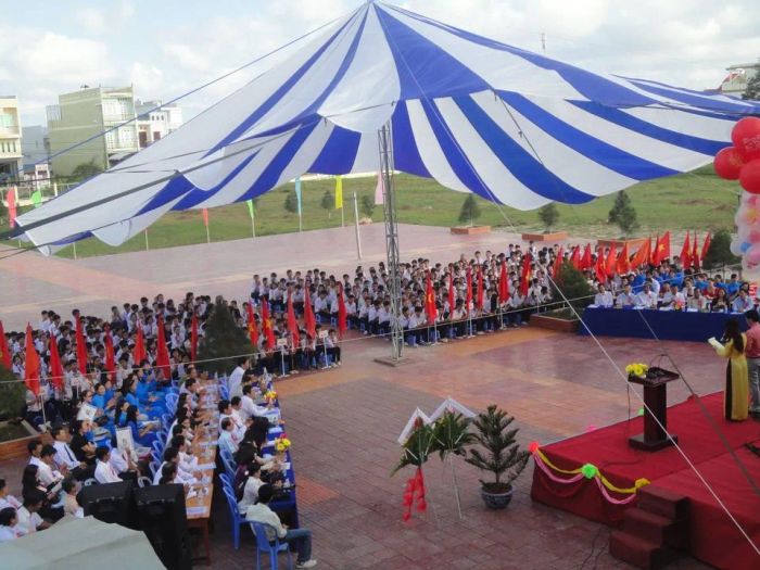 Hình ảnh đẹp về cơ sở vật chất trường THCS Ngô Quyền