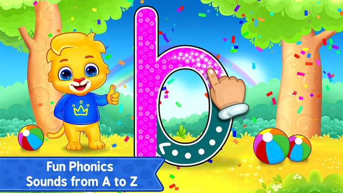 Hình ảnh minh họa giao diện thân thiện của ABC KIDS