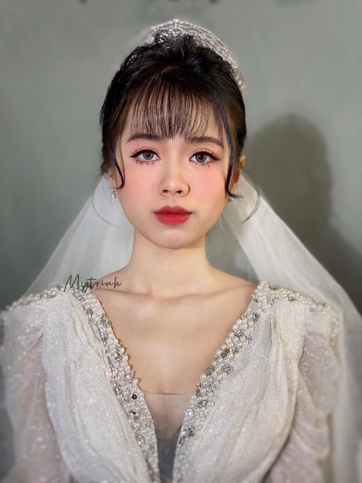 Hình ảnh phong cách trang điểm cô dâu của My Trinh Makeup