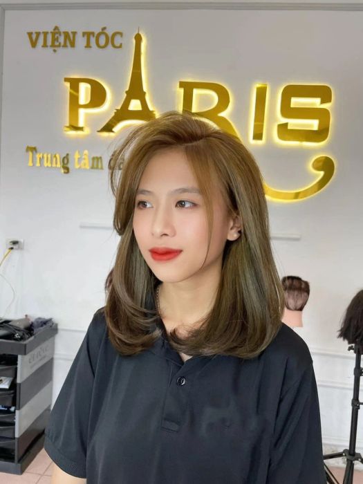 Hình ảnh thực tế các kiểu tóc layer tại Viện Tóc Paris