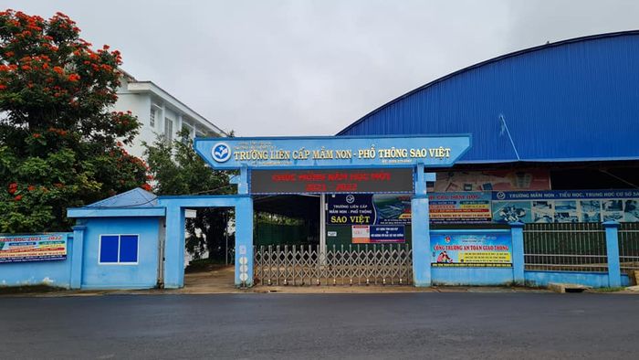 Không gian học tập sáng tạo tại Trường Sao Việt với phòng học được trang bị công nghệ hiện đại. Ảnh minh họa