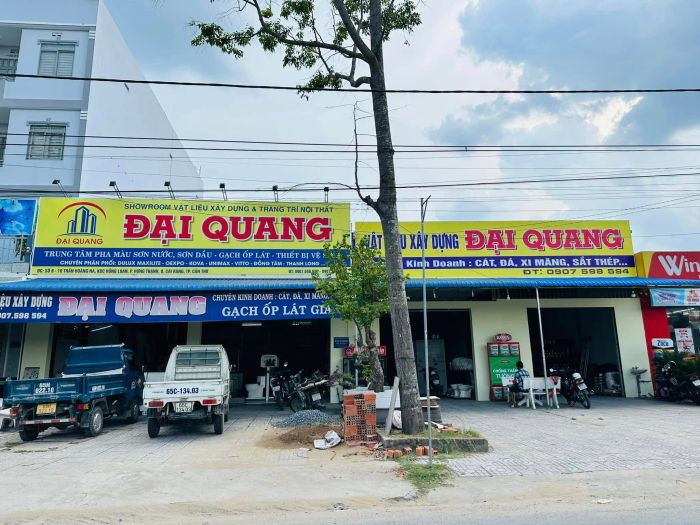 Không gian trưng bày vật liệu xây dựng tại Đại Quang