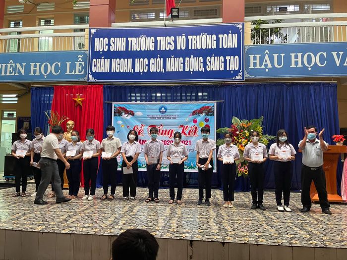 Hình ảnh đầu tiên về ngôi trường THCS Võ Trường Toản - không gian giáo dục hiện đại và thân thiện