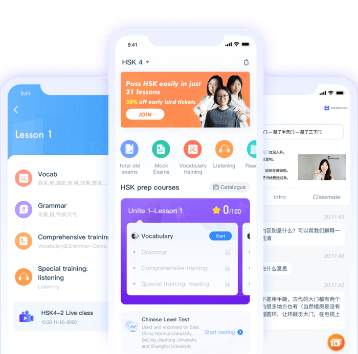 SuperTest - Hình ảnh minh họa giao diện luyện thi HSK hiệu quả
