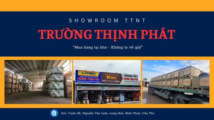 Không gian trưng bày gạch men cao cấp tại Trường Thịnh Phát