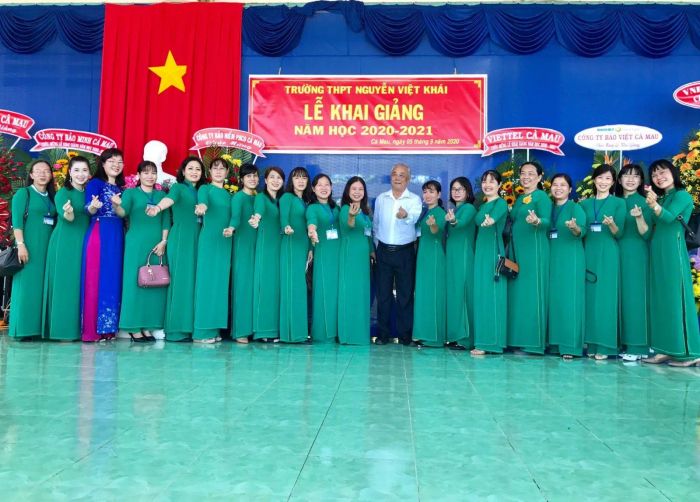 THPT Nguyễn Việt Khái - Ảnh 2 không gian học tập hiện đại và thân thiện