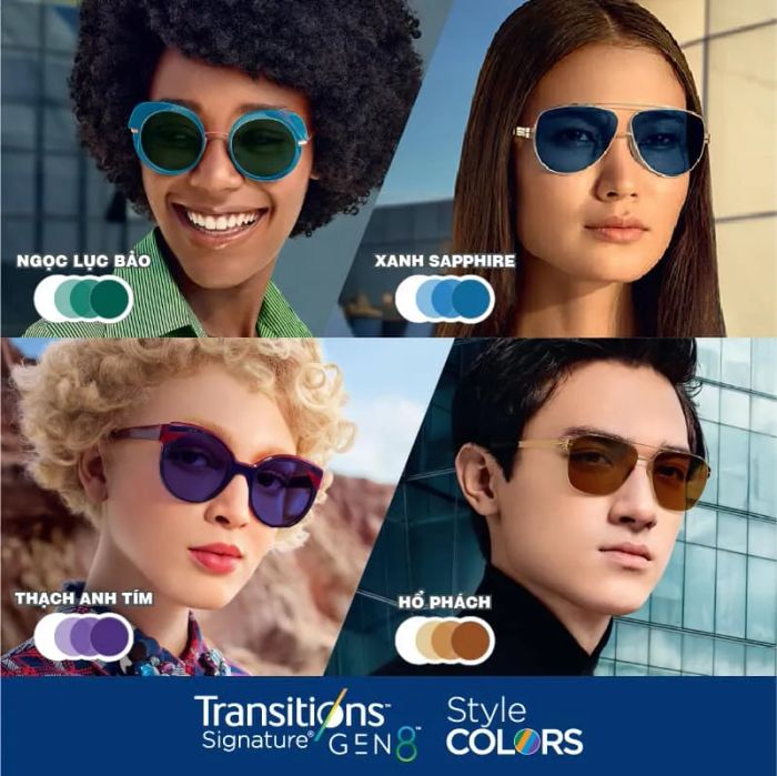 Bộ sưu tập kính thời trang đa dạng tại Trung Tâm Kính Thuốc Việt Trì