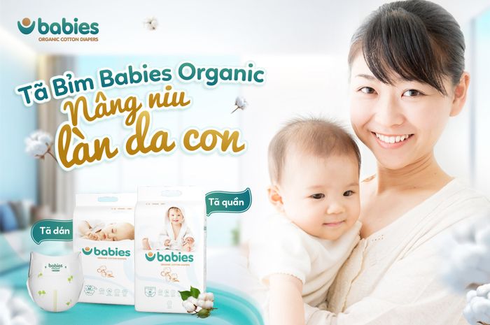 Hình ảnh thực tế bỉm Babies Organic