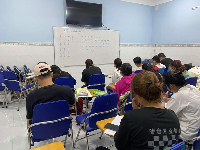 Hình ảnh lớp học tại Ngoại Ngữ Á Châu