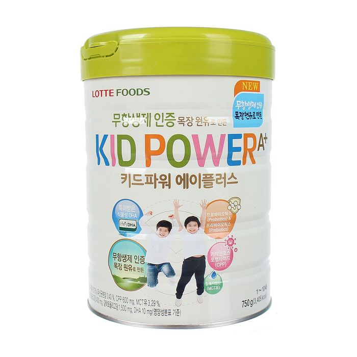 Sữa Kid Power A+ ảnh 1 - Hình ảnh chân thực về dòng sữa cao cấp từ tập đoàn Lotte Hàn Quốc