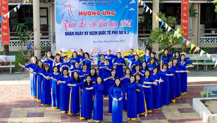 Hình ảnh ấn tượng về Trường Tiểu học Hoàng Văn Thụ