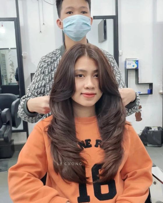Những tác phẩm tóc layer ấn tượng tại Salon Lý Cương