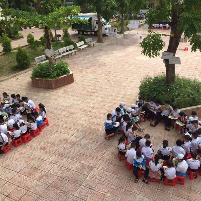 Giờ học sáng tạo đầy hứng khởi tại trường