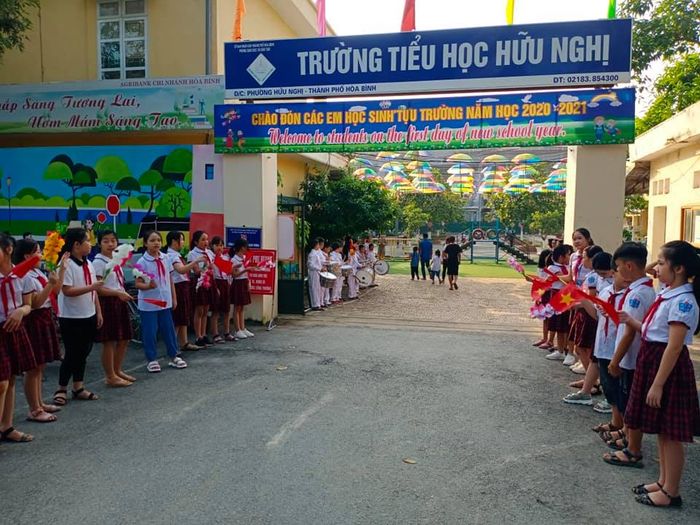 Hình ảnh ấn tượng về Trường Tiểu học Hữu Nghị