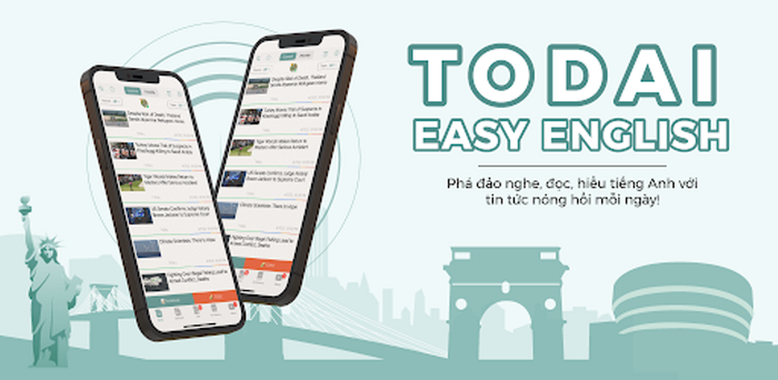 Todaii - Minh họa tính năng đọc báo học tiếng Trung