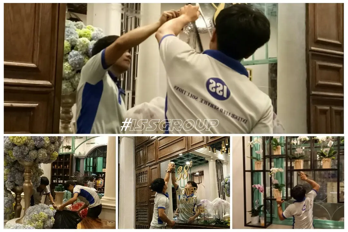 Hình ảnh công trình tiêu biểu được vệ sinh bởi Tập đoàn ISS