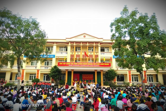 Hình ảnh ấn tượng về cơ sở vật chất hiện đại tại Trường Tiểu học Trần Hưng Đạo
