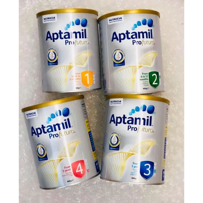 Bộ sưu tập sữa Aptamil Profutura Úc đầy đủ các số 1-4