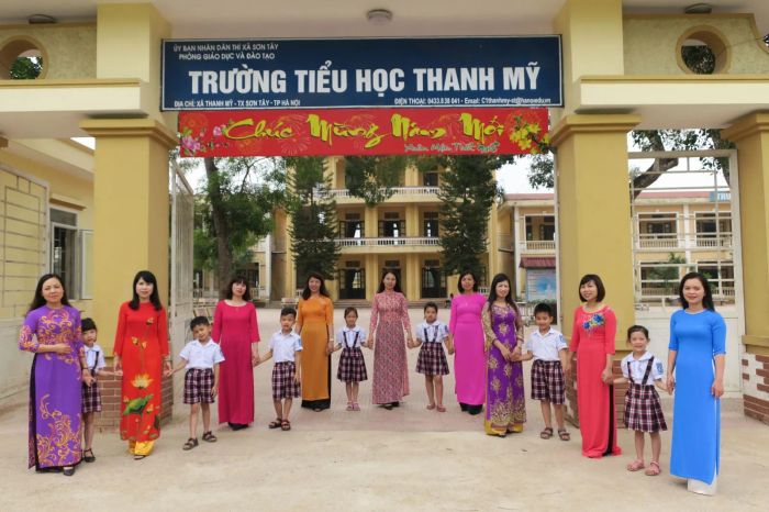 Cơ sở vật chất hiện đại tại Trường Tiểu học Thanh Mỹ