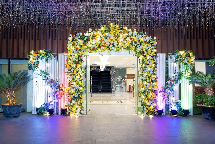 Không gian tiệc cưới lộng lẫy tại Tràng An Palace