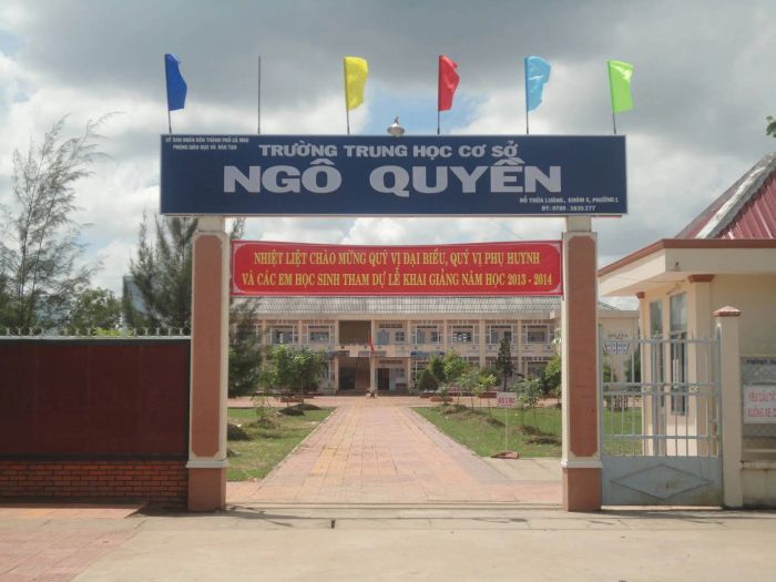 Hình ảnh ấn tượng về trường THCS Ngô Quyền