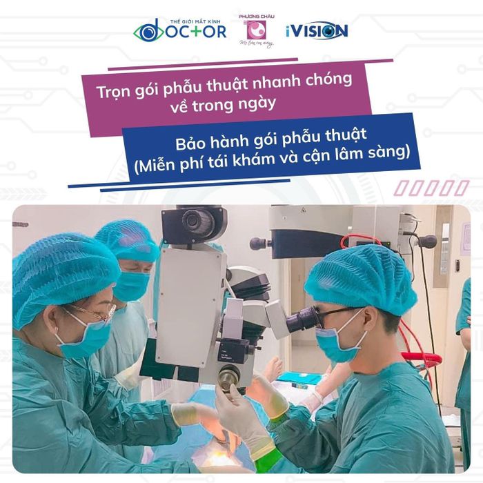 Hình ảnh đội ngũ y bác sĩ tại Phòng Khám Mắt Doctor