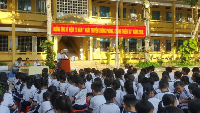 Hình ảnh khuôn viên Trường Tiểu học Bùi Thị Xuân