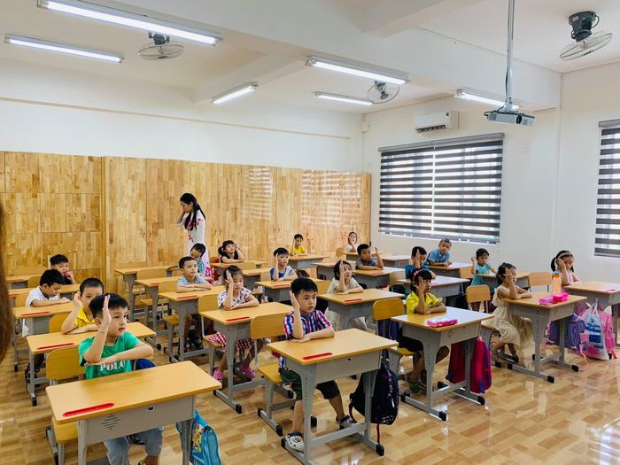 Hình ảnh cơ sở vật chất hiện đại tại Trường Tiểu Học Newton TH