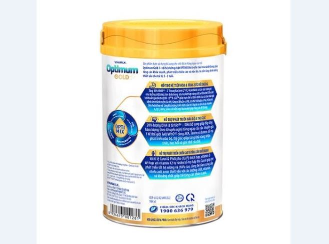 Hình ảnh Sữa Optimum Gold 3 850g cho trẻ 1-2 tuổi