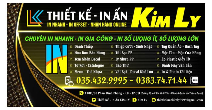 Không gian làm việc chuyên nghiệp tại Thiết Kế - In Ấn Kim Ly