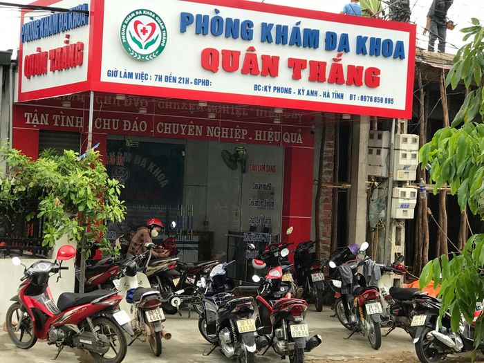 Cơ sở vật chất hiện đại tại Phòng Khám Quân Thắng