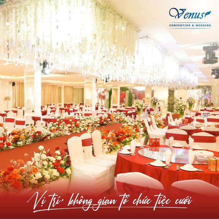 Không gian tiệc cưới sang trọng tại Venus