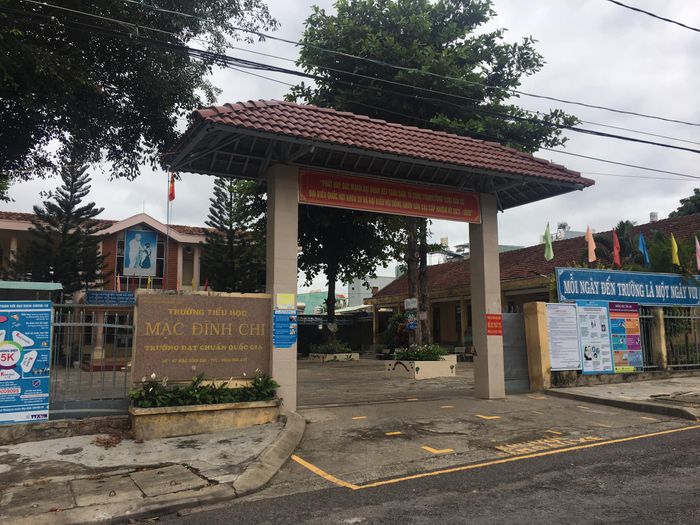 Không gian xanh mát tại Trường Tiểu học Mạc Đĩnh Chi
