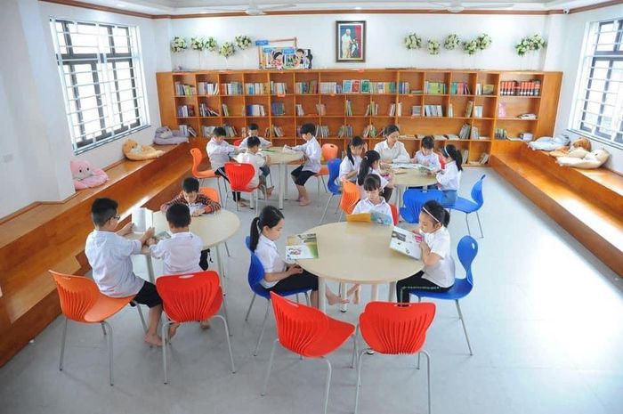Không gian học tập đạt chuẩn tại trường Liên cấp Lê Thánh Tông
