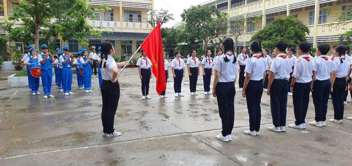 Khoảnh khắc đẹp trong giờ học ngoại khóa đầy cảm hứng tại Trường THCS Lương Thế Vinh